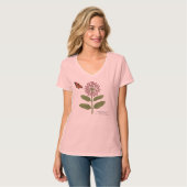 母の日のモナークバタフライ保護 Tシャツ (正面フル)
