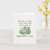 母の日のユーモアのあるカードが見つからない カード (黄色い花)