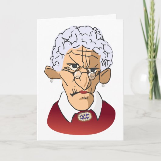 母の日のユーモア カード (正面)