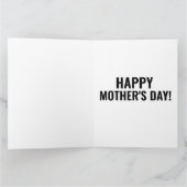 母の日のライオンと子ライオンのグリーティングカード カード (内部)