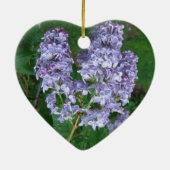 母の日のライラック セラミックオーナメント (裏面)