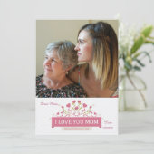 母の日のラブフォトカード カード (スタンド正面)