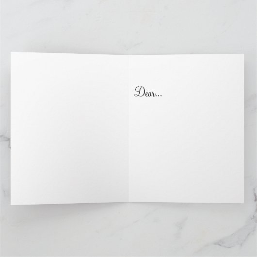 母の日のローズカード カード (内部)