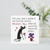 母の日のワイン シーズンカード (スタンド正面)