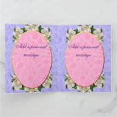 母の日のヴィンテージエレガント美 サンキューカード (内部)