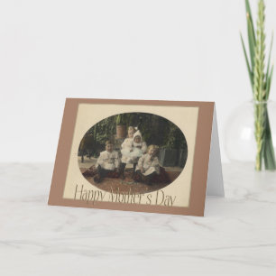 母の日のヴィンテージカード カード