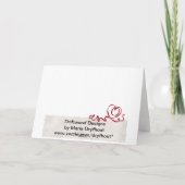 母の日のヴィンテージ写真 カード (裏面)