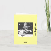 母の日のヴィンテージ1950年アイロニングボード広告 カード (裏面)