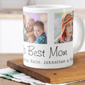 母の日の世界の母の最高の写真3 ジャンボコーヒーマグカップ