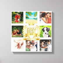 母の日の世界最高の母家族の写真コラージュ