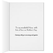 母の日の亀と熱帯開花 (内側 (右))