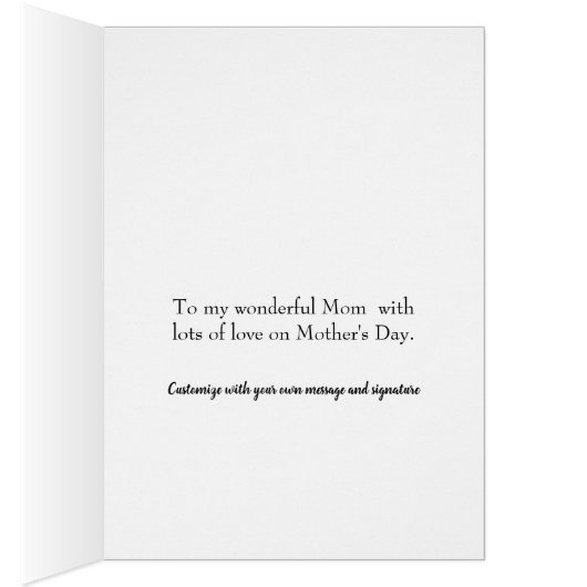 母の日の亀と熱帯開花 (内側 (右))