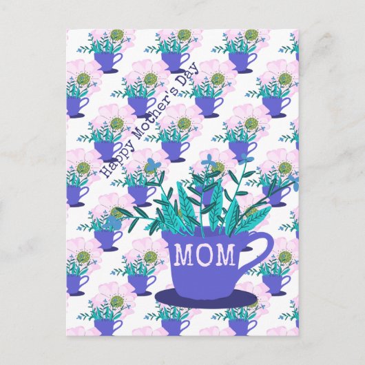 母の日の予算 ポストカード (正面)