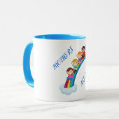 母の日の二音コンボのマグカップ。 マグカップ (正面左)