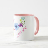 母の日の二音コンボのマグカップ。 マグカップ (正面右)