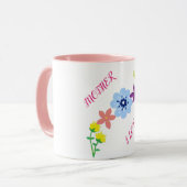 母の日の二音コンボのマグカップ。 マグカップ (正面左)