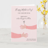 母の日の仮想ハグかわいい15の写真コラージュ カード (黄色い花)