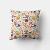 母の日の休日の世界で最も最高のなお母さんの素朴な開花 クッション (裏面)