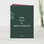 母の日の先生 カード (裏面)