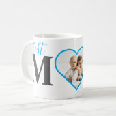 母の日の写真お最高の母さん コーヒーマグカップ (正面左)