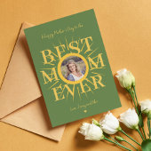 母の日の写真お母さ最高のんママタイポグラフィカード