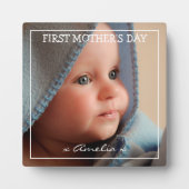 母の日の写真とメッセージのプラーク フォトプラーク (正面)