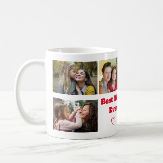 母の日の写真と文字コーヒーマグ コーヒーマグカップ (左)