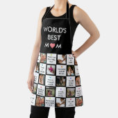 母の日の写真のコラージュと母最高のの引用文 エプロン (インサイチュ)