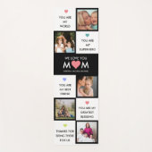 母の日の写真のコラージュと母最高のの引用文 ヨガマット (正面)