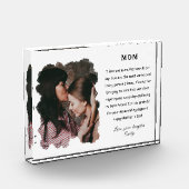 母の日の写真の美しい伝言娘モダンさん   フォトブロック (左)