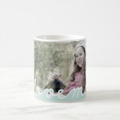 母の日の写真は私達がお母さんを愛するパーソナライズな|を襲います コーヒーマグカップ (中央)