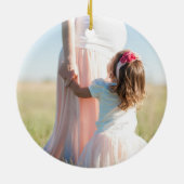 母の日の写真オーナメント セラミックオーナメント (裏面)