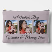 母の日の写真カスタムと文字 アクセサリーポーチ (正面)