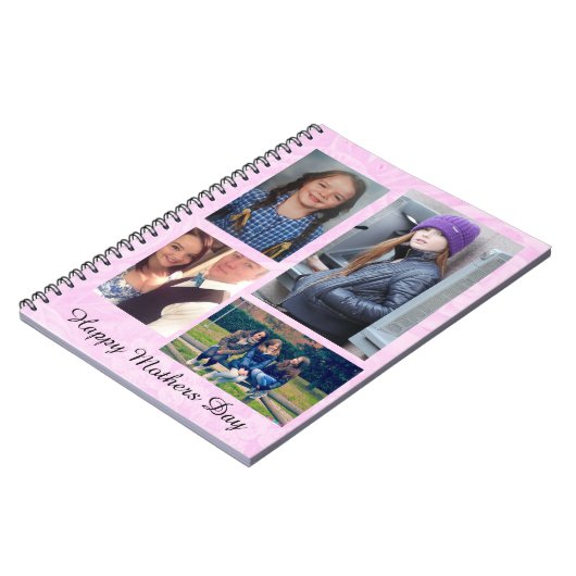 母の日の写真カスタムジャーナルパーソナライズされた ノートブック (左側)