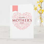 母の日の写真カード カード (黄色い花)