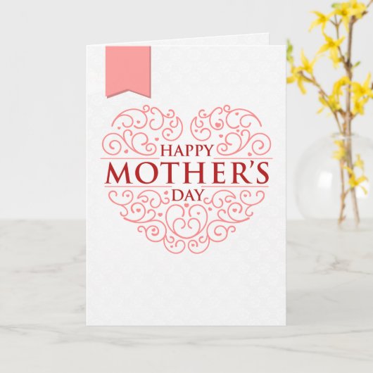 母の日の写真カード カード (黄色い花)