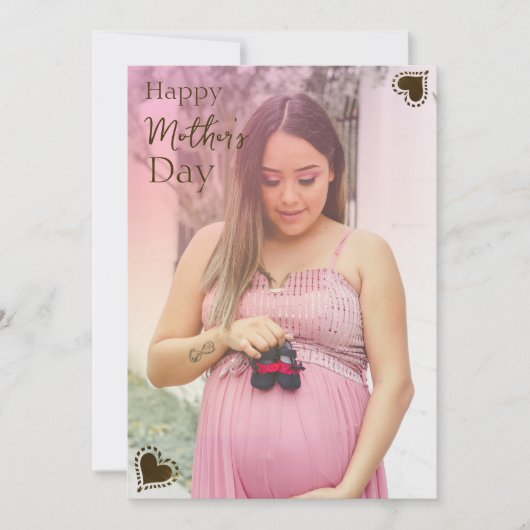 母の日の写真カード シーズンカード (正面)