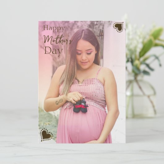 母の日の写真カード シーズンカード (スタンド正面)