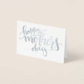 母の日の写真カード 箔カード (正面)