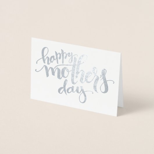 母の日の写真カード 箔カード (正面)