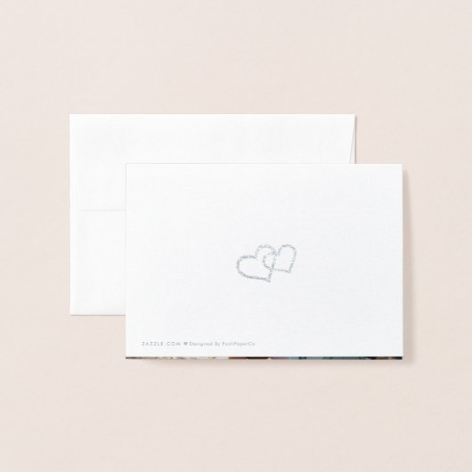 母の日の写真カード 箔カード (裏面封筒付き)