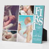 母の日の写真コラージュのプラーク – モダン フォトプラーク (側面)