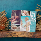 母の日の写真コラージュのプラーク – モダン フォトプラーク (側面)