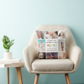 母の日の写真コラージュ クッション (椅子)