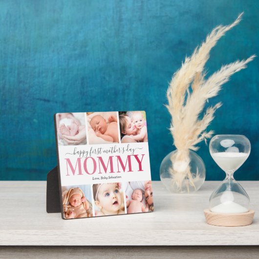 母の日の写真コラージュ フォトプラーク (インサイチュ)