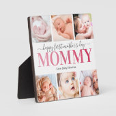 母の日の写真コラージュ フォトプラーク (正面)