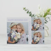 母の日の写真コラージュ フラットカード シーズンカード (スタンド正面)
