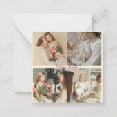 母の日の写真コラージュ フラット ノート (正面)