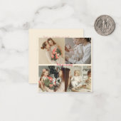 母の日の写真コラージュ フラット ノート (正面/裏面インサイチュ)