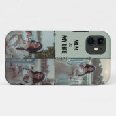 母の日の写真コラージュiPhoneケース Case-Mate iPhoneケース (裏面(横))